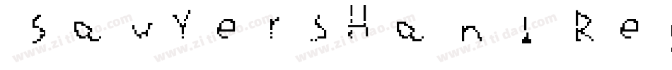 SawyersHand Regular字体转换